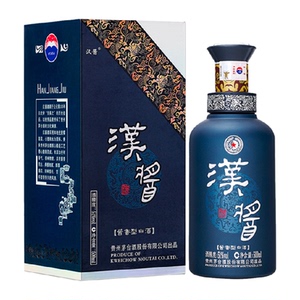 贵州茅台酒股份汉酱蓝色铂金51度酱香型白酒500ml单瓶装(无手提袋