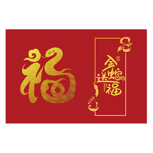 蛇年加厚入户地垫红色喜庆金蛇送福新年地垫pvc丝圈防滑除尘脚垫