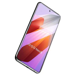 适用iqooneo8水凝膜全屏覆盖防摔保护抗蓝光高清iq00neo8pro手机膜防指纹全包边屏保vivo钢化膜无白边软膜por