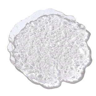 ins风不规则冰川玻璃水果碟蛋糕甜品盘料碟零食小吃小碟子小盘