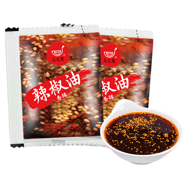 小袋装辣椒油太太笑中辣