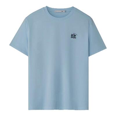 HLA/海澜之家马年贺岁系列短袖T恤2026春夏新凉感撞色印花短袖男