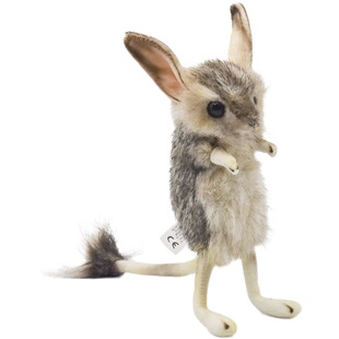 日本hansa正版仿真动物跳鼠公仔小老鼠玩偶娃娃毛绒玩具生日礼物