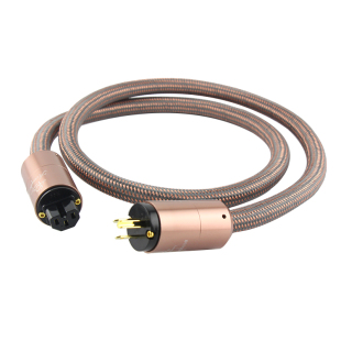 声弦金嗓子发烧电源线CD功放解码器单晶铜音响国标美标HIFI线材