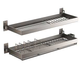 厨房壁挂式碗碟沥水架洗碗池菜盆水槽上方碗盘碗架碗筷收纳置物架