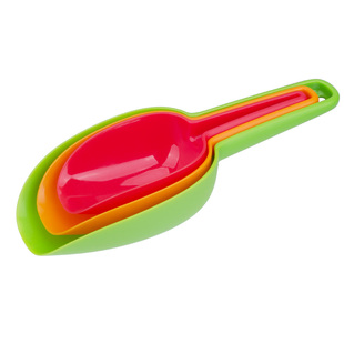 3个装家用塑料食物铲加厚铲米勺粮食面粉铲冰勺食品铲爆米花铲子