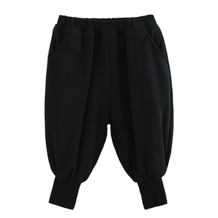 砚台家童装儿童裤子男童运动裤幼童卫裤中小童灯笼束脚裤秋冬款