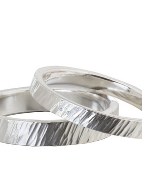 男女日常佩戴足银999戒指手工