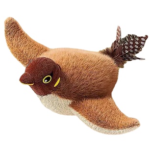 电动小鸟逗猫棒毛绒发声解闷猫咪玩具抖抖雀含猫薄荷模仿猎物捕猎