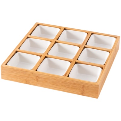 九宫格托盘餐具火锅拼盘配菜盘竹