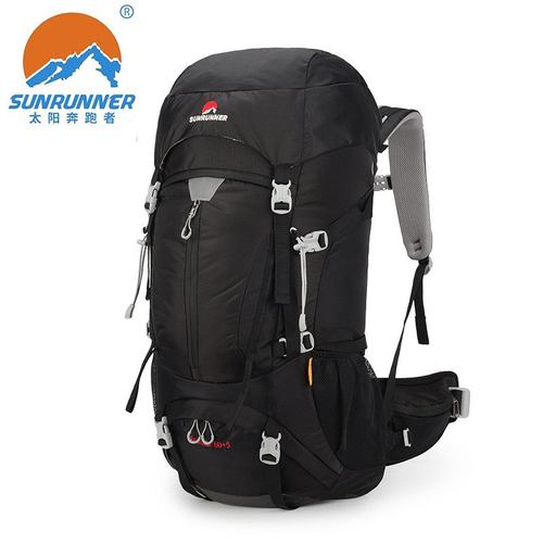 新品 外贸出口厂家新65L户外悬浮登山包 旅行徒步包越野露营轻装