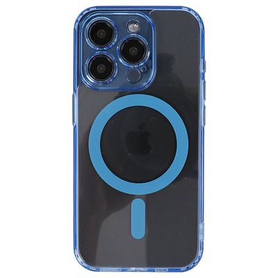 高透明无线充电适用苹果15亚克力16磁吸手机壳17AIR全包镜头13Promax新款14magsafe硬壳12硅胶边11防摔尘爆款