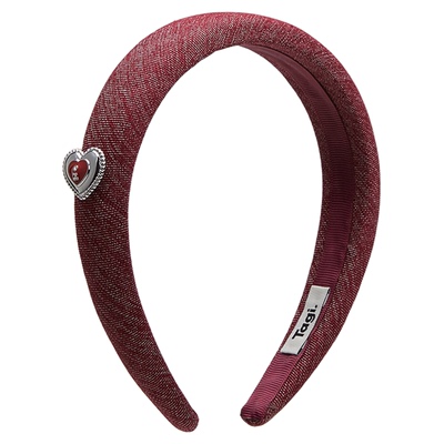 Tagi.奶油爱心发箍牛仔