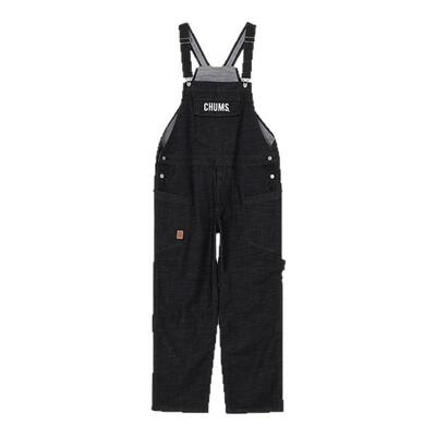 CHUMS洽洽鸟户外运动休闲长裤男女式直筒宽松背带牛仔裤CH03-1376