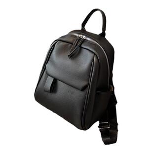 复古小众高级感双肩包2025新款软皮纯色时尚百搭通勤休闲旅游背包