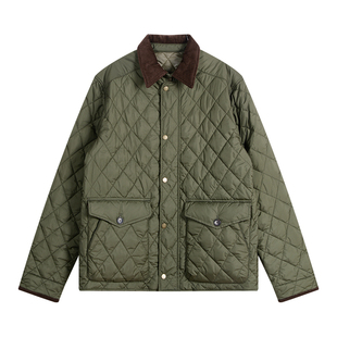 MCCEVTG 3M新雪丽男士棉服美式工装复古冬季外套嵌线保暖轻薄棉衣