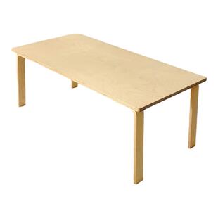 实木北欧经济型长方桌子儿童学习桌幼儿园宝宝游戏高度可选早教桌