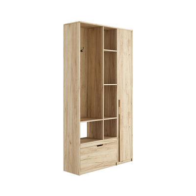 北欧实木客厅玄关柜隔断柜置物架