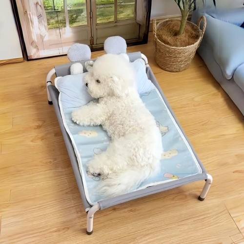 狗狗冰垫冰丝凉席四季通用凉而不冰宠物垫子中小型犬猫咪睡觉床垫