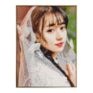 钉子画diy定制照片真人图钉画拼图钻石画像手工自制生日礼物情侣