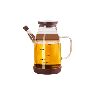 玻璃油壶不挂油厨房家用油瓶专用装酱油醋容器食品级油罐壶装油