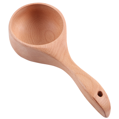 无漆原木舀粥盛汤长柄大号木汤勺