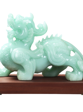 貔貅摆件大号招财玉石玄关客厅