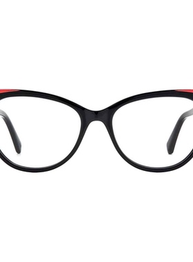 代购kate spade女士眼镜框猫眼塑料全框黑色日常通勤眼镜架