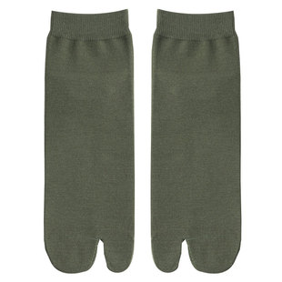 男士分指袜二指短袜夏季薄款无骨二趾分趾袜纯色棉袜猪蹄鞋人字拖