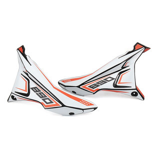 适用KTM790 890adv改装车头导流罩定风翼扰流板大野驴围脖装饰件