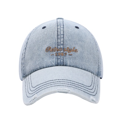 棒球帽宽帽檐大脸显脸小女款大头围帽子春夏季加大加深复古鸭舌帽