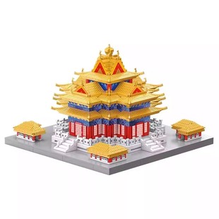 兼容乐高紫禁城故宫角楼积木高难度拼装玩具男孩巨大型古建筑模型