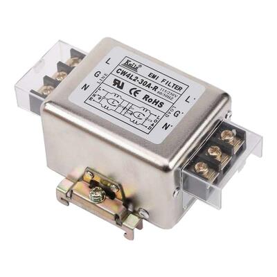 台湾KEILS电源滤波器220V端子台10A20A30A交流单相CW4L2-20A-R