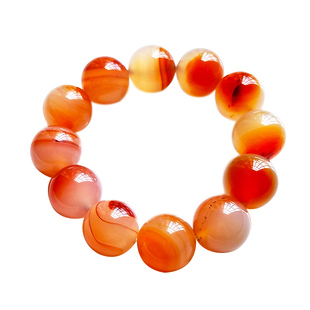 沛孚珠宝 正品天然玛瑙巴西手链花红手串18MM-20MM手串 新品上市