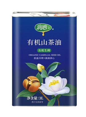 【领券立减】润心3l低温茶籽油