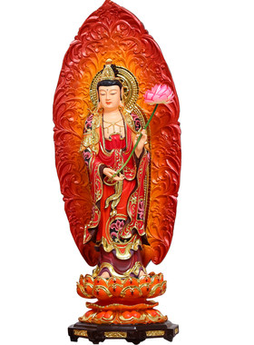 西方三圣观音大势至居家