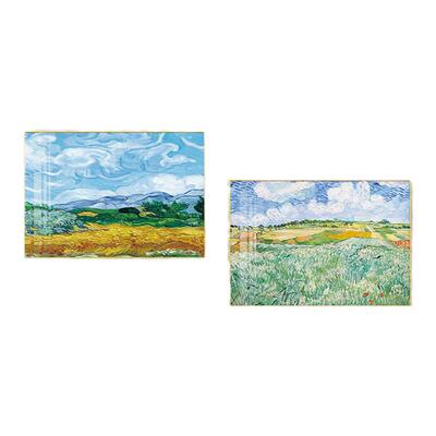 梵高手绘立体肌理油画