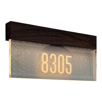 透明亚克力水晶发光门牌提示标识