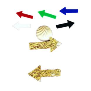 亚克力立体切形单独小箭头标识贴上下左右墙贴导向指示牌玻璃门贴