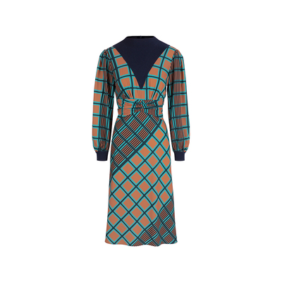 MARYLING印花鱼尾连衣裙