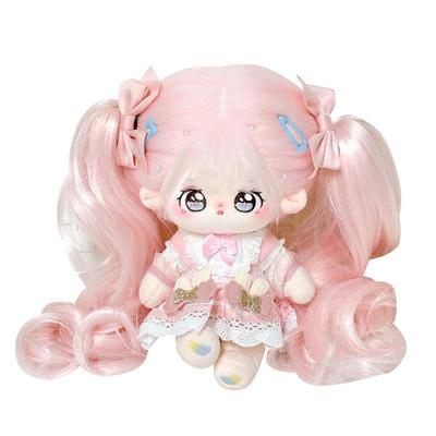 【铃夏】梦乐城高温丝棉花娃娃女20cm女娃衣服娃衣套装公仔正版