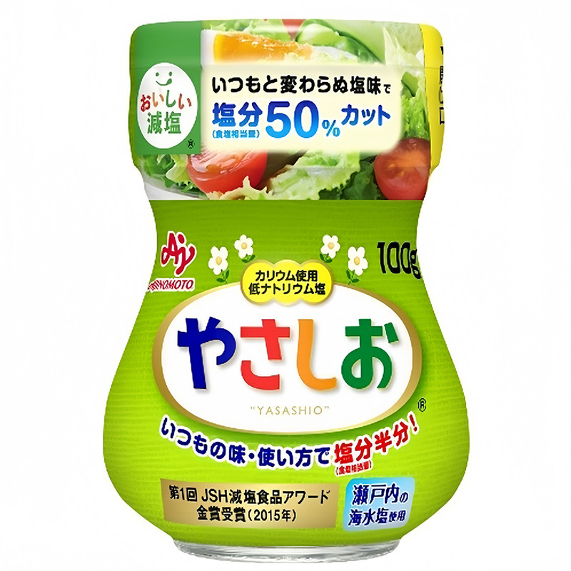 日本进口味之素宝宝盐减盐50%
