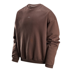 耐克圆领卫衣THERMA-FIT新款保暖加绒篮球宽松套头上衣IM5902-237