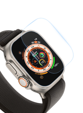 膜力佳适用Apple iWatch Ultra钢化膜膜苹果手表屏幕ar膜增透低反射高清保护膜全屏贴合49mm表盘贴膜