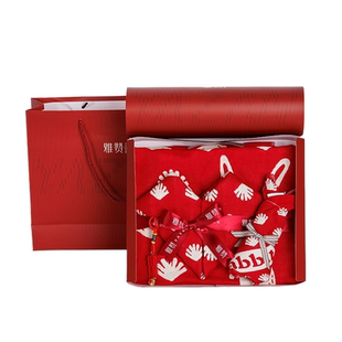 雅赞纱布毛巾浴巾礼盒纯棉新生婴儿A类全棉定制女神节礼品伴手礼