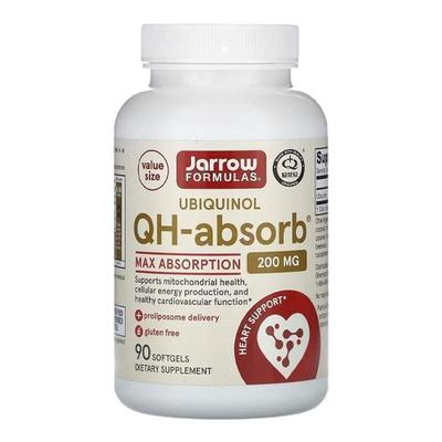 杰诺Jarrow泛醇QH-Absorb辅酶Q10心血管心肌健康保护