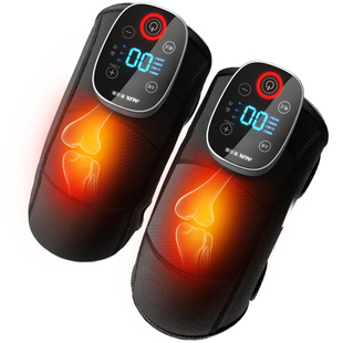 新年礼物奥克斯膝盖按摩仪器电发热护膝加热保暖关节艾草热敷神器