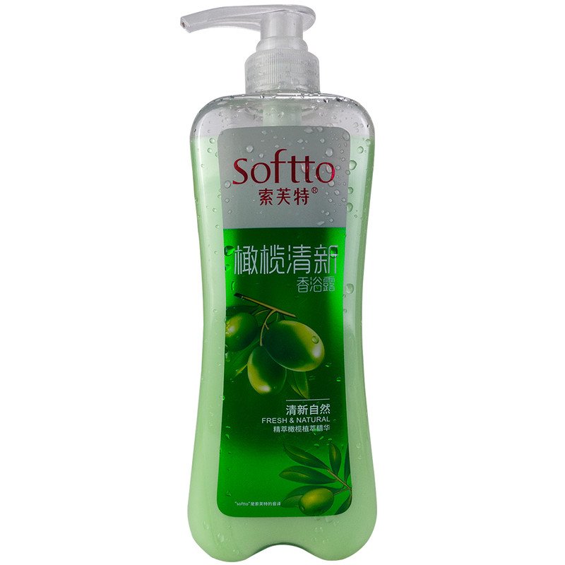 SOFTTO索芙特橄榄清新香浴露留香