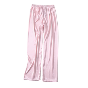 6A正品40姆22姆米重磅真丝睡裤女100%桑蚕丝居家睡裤单件长裤