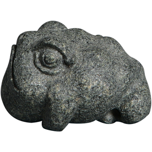 小石佛青石雕摆件 手工雕刻古典石雕禅韵如来吉祥物 石茶宠手把件